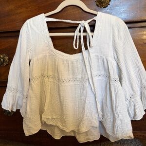 Altrd State Babydoll White Top Size XS